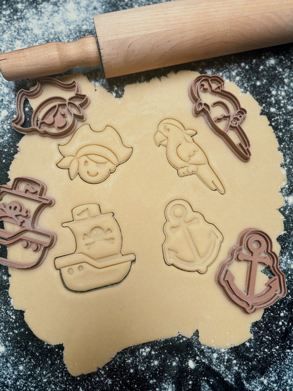 Piraten koekjesvormen - Samenmetdekindjes - Samenmetdekindjes