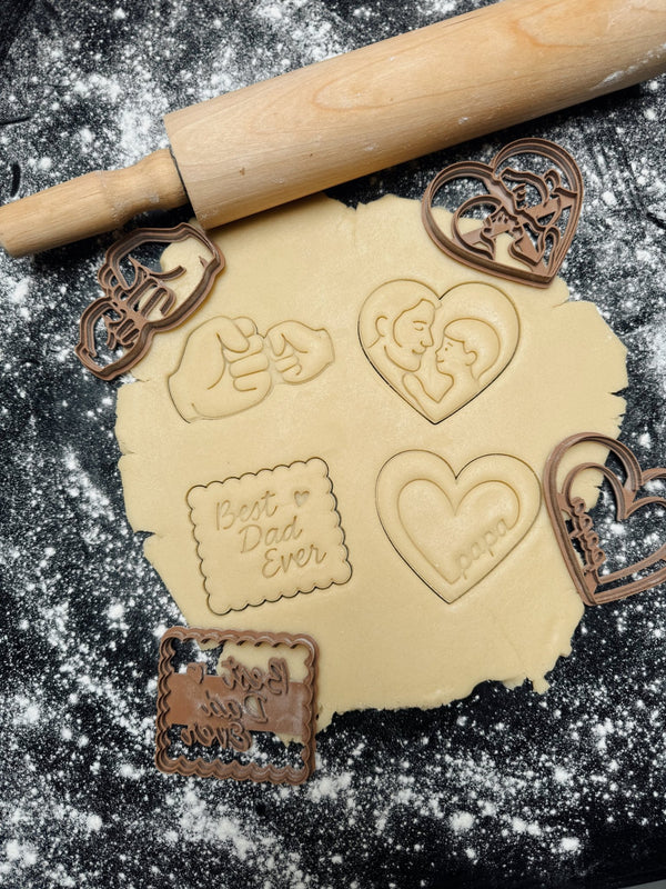 Vaderdag koekjesvormen - Samenmetdekindjes - Samenmetdekindjes