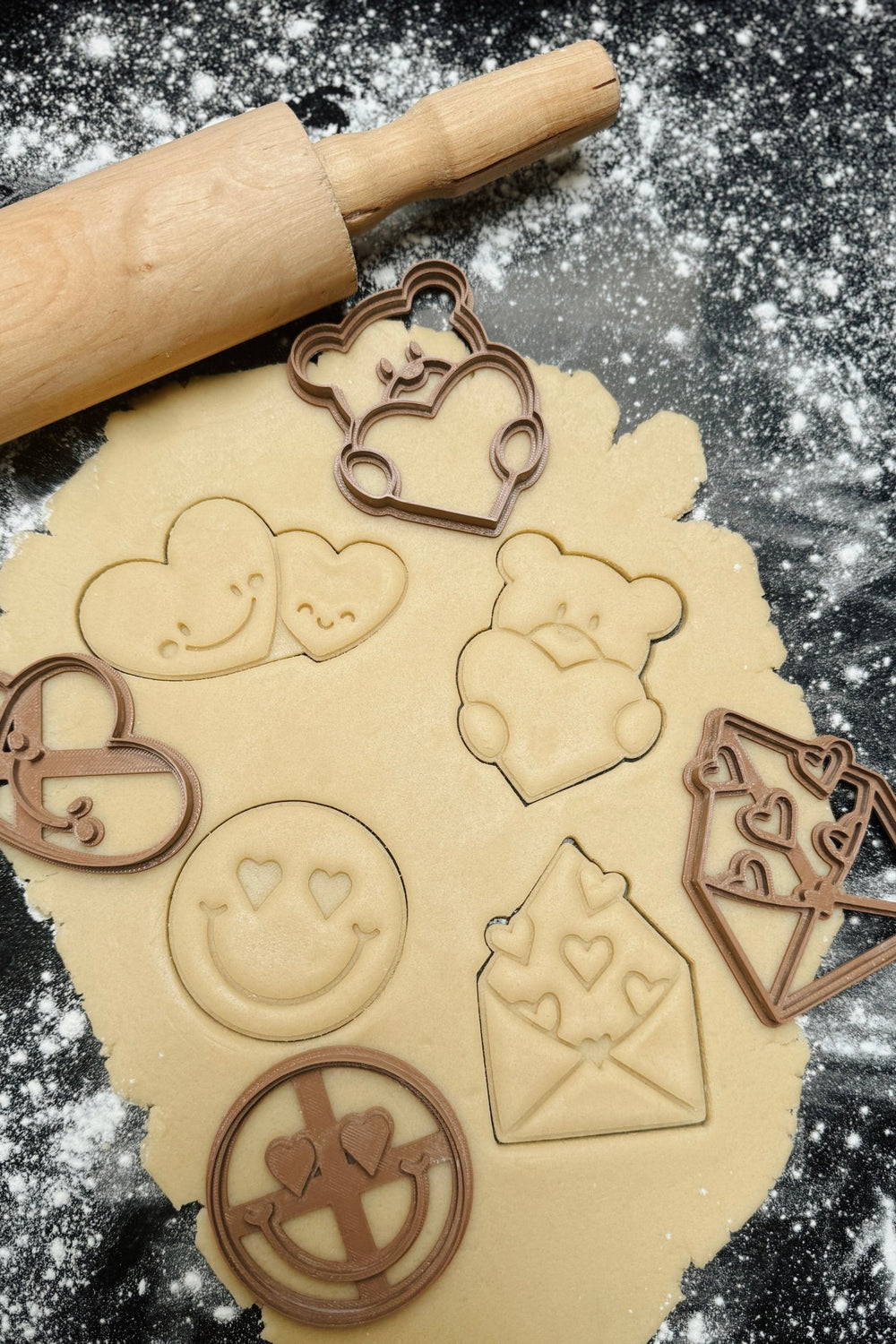 Valentijn koekjesvormen - Samenmetdekindjes - Samenmetdekindjes