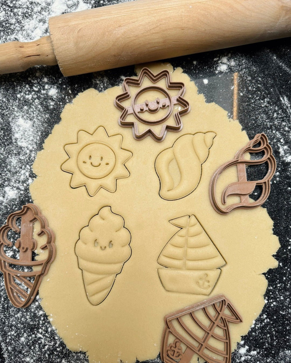 Zomer koekjesvormen - Samenmetdekindjes - Samenmetdekindjes