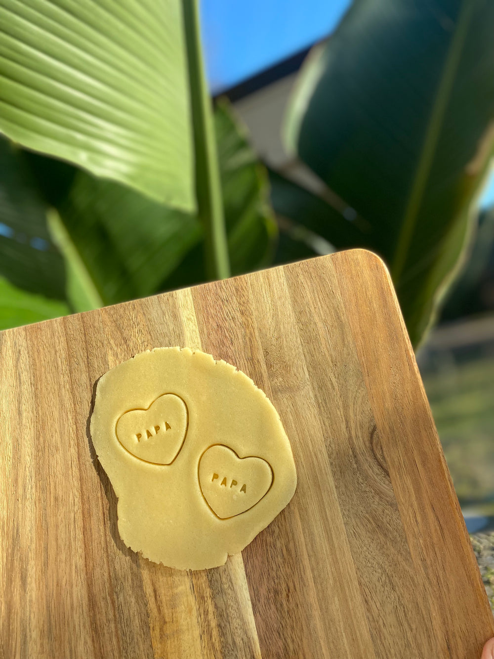 Letterstempels koekjes